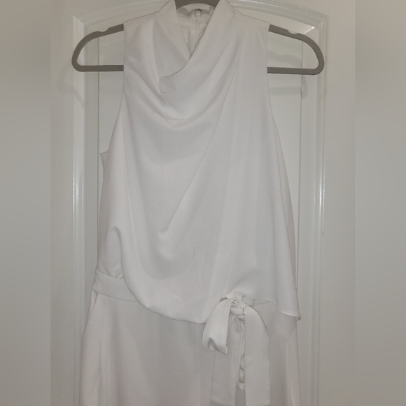 16. NWT HALSTON SLEEVELESS COWL NECK DRAPPED JUMPSUIT SIZE 2 - Picture 7 of 13